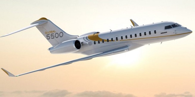 Global 5500 long range jet for charter in Mexico