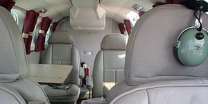 Cessna 340 piston interior