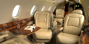 Citation X / 10 super midsize jet interior
