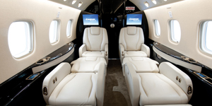 Legacy 600 / 650 heavy jet interior