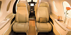 Embraer Phenom 100 very light jet interior