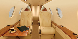 Premier 1A light jet interior