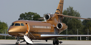 Falcon 7X long range jet for charter in Mexico
