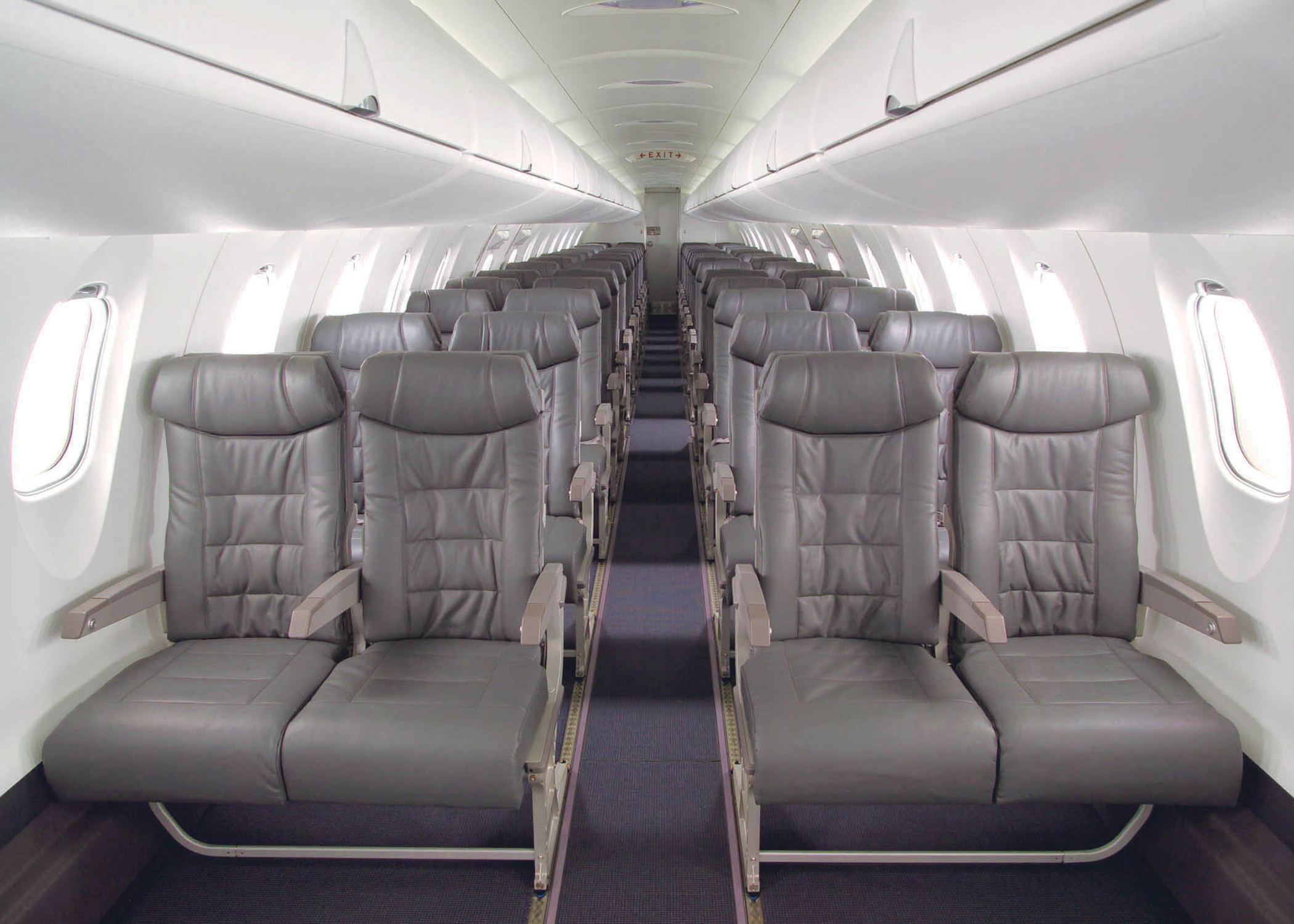 Bombardier CRJ-200 vip airliner interior
