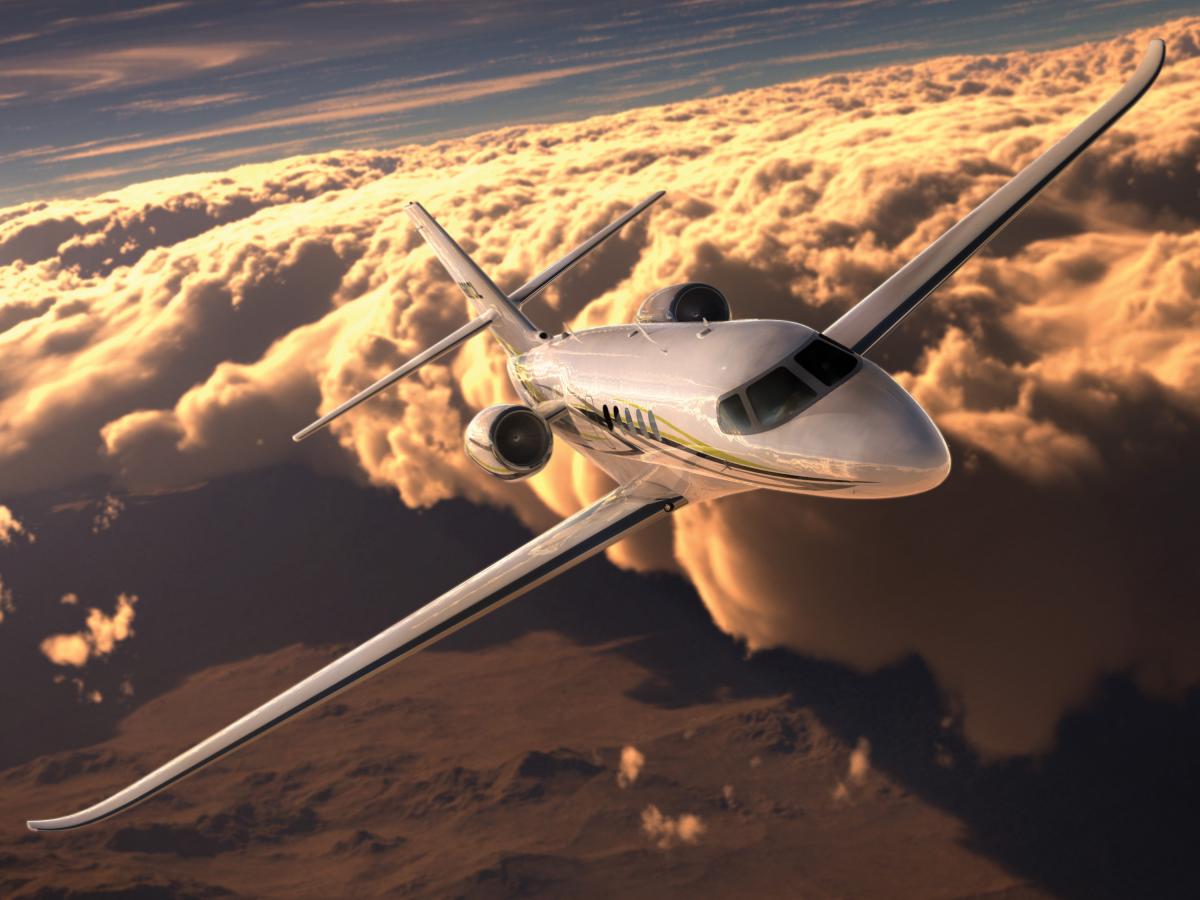 Cessna Citation Latitude super midsize jet interior