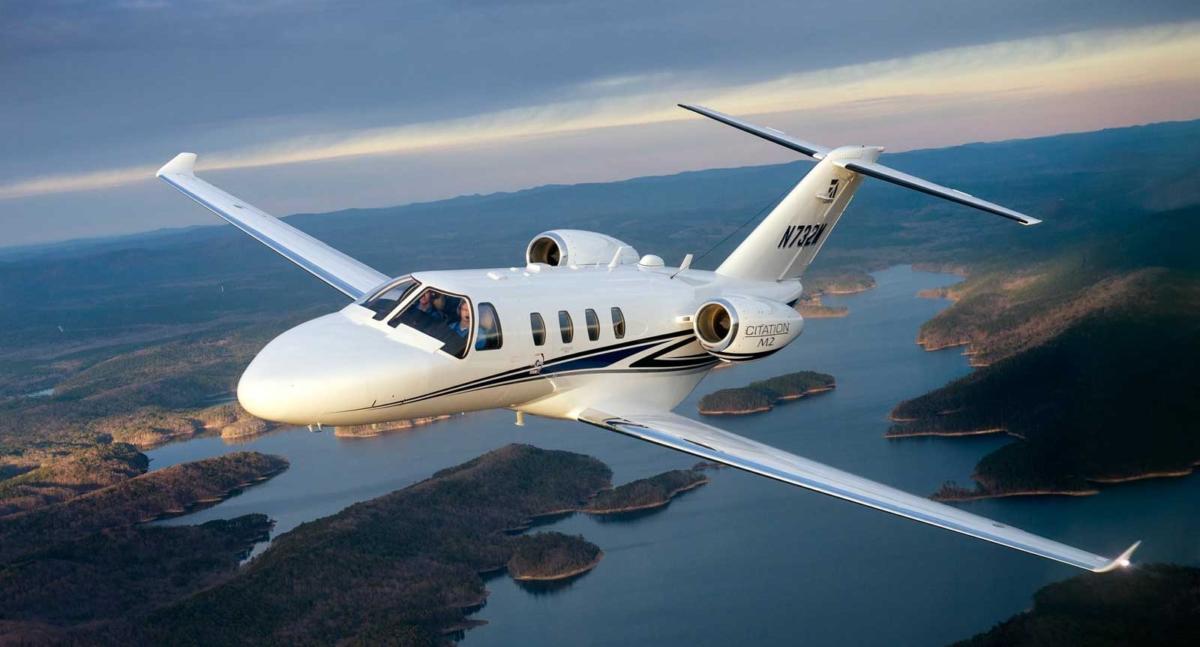 Cessna Citation M2 entry-level jet interior