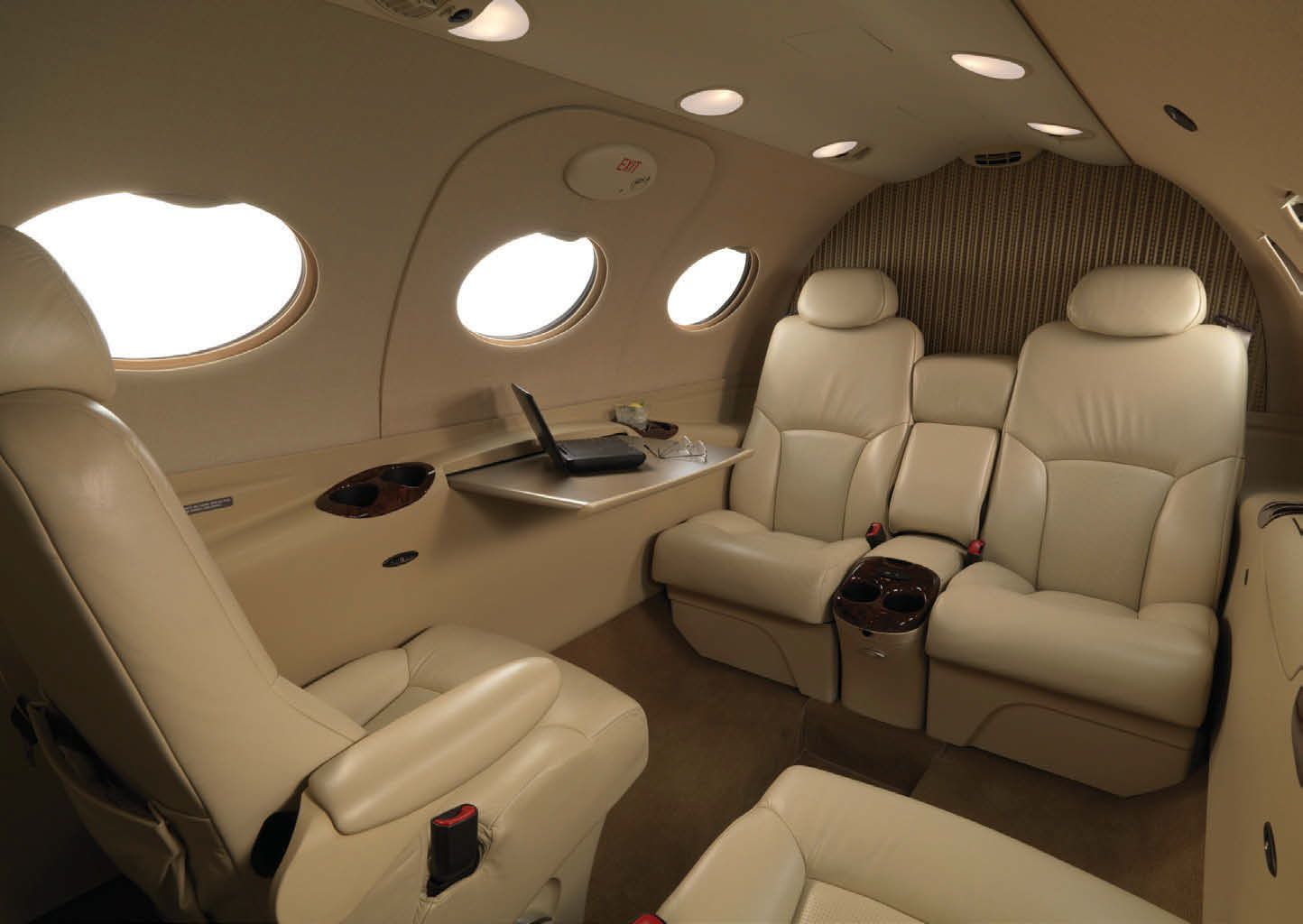 Cessna Citation Mustang CE-510 cabin interior for Mexico charter