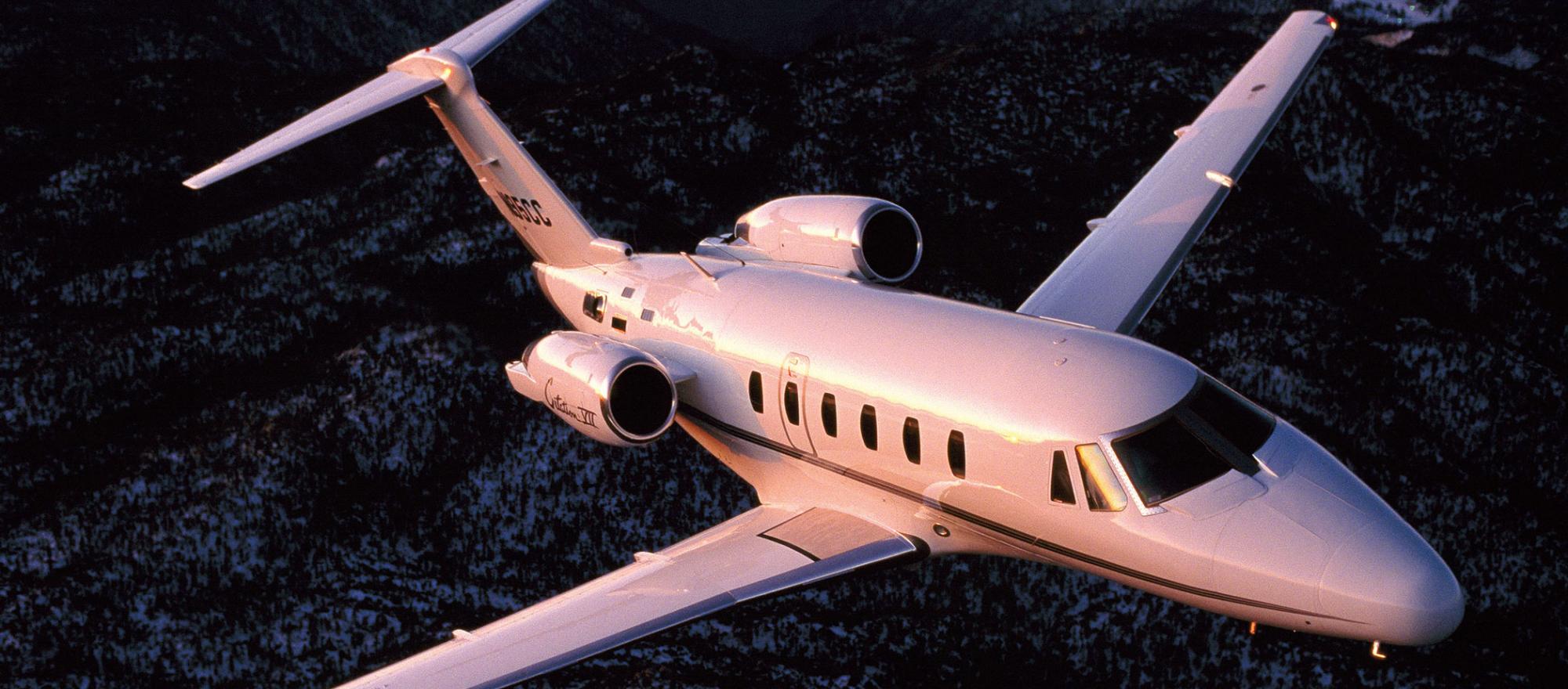 Cessna Citation VII midsize jet interior