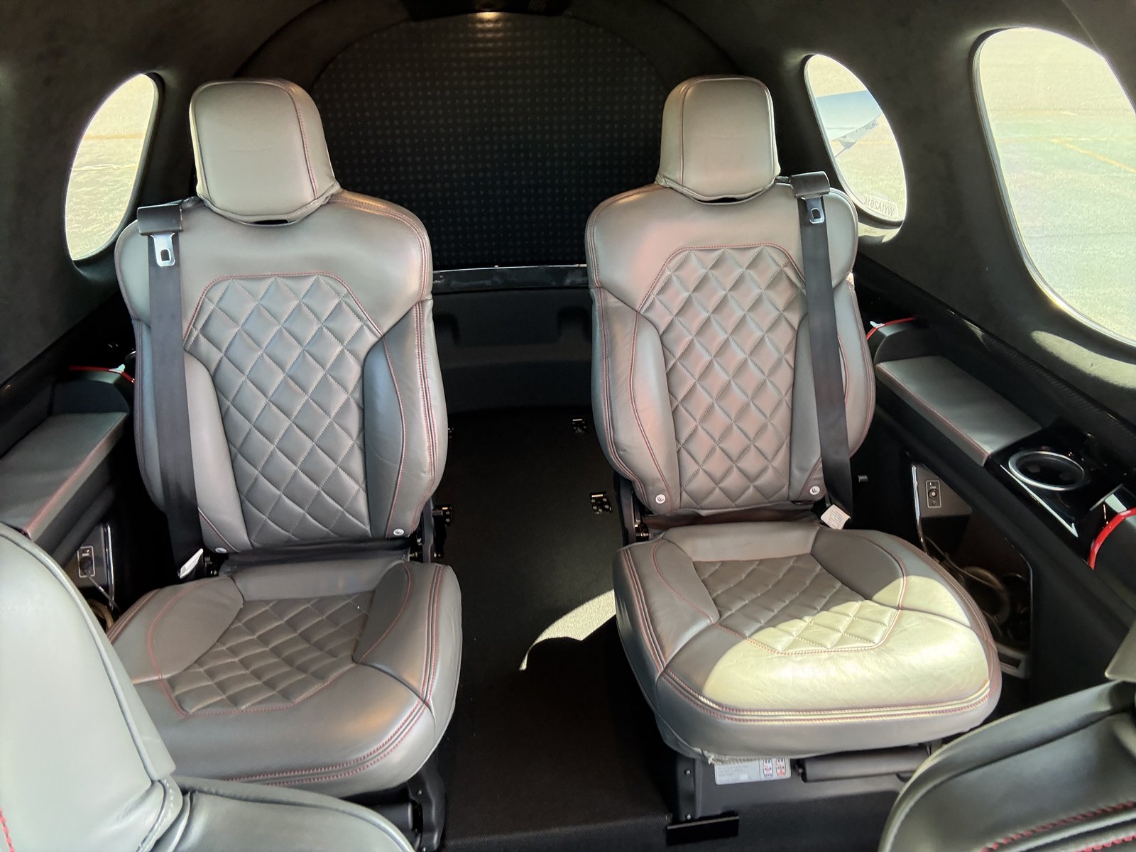 Cirrus Vision Jet SF50 rear cabin seats for Mexico charter