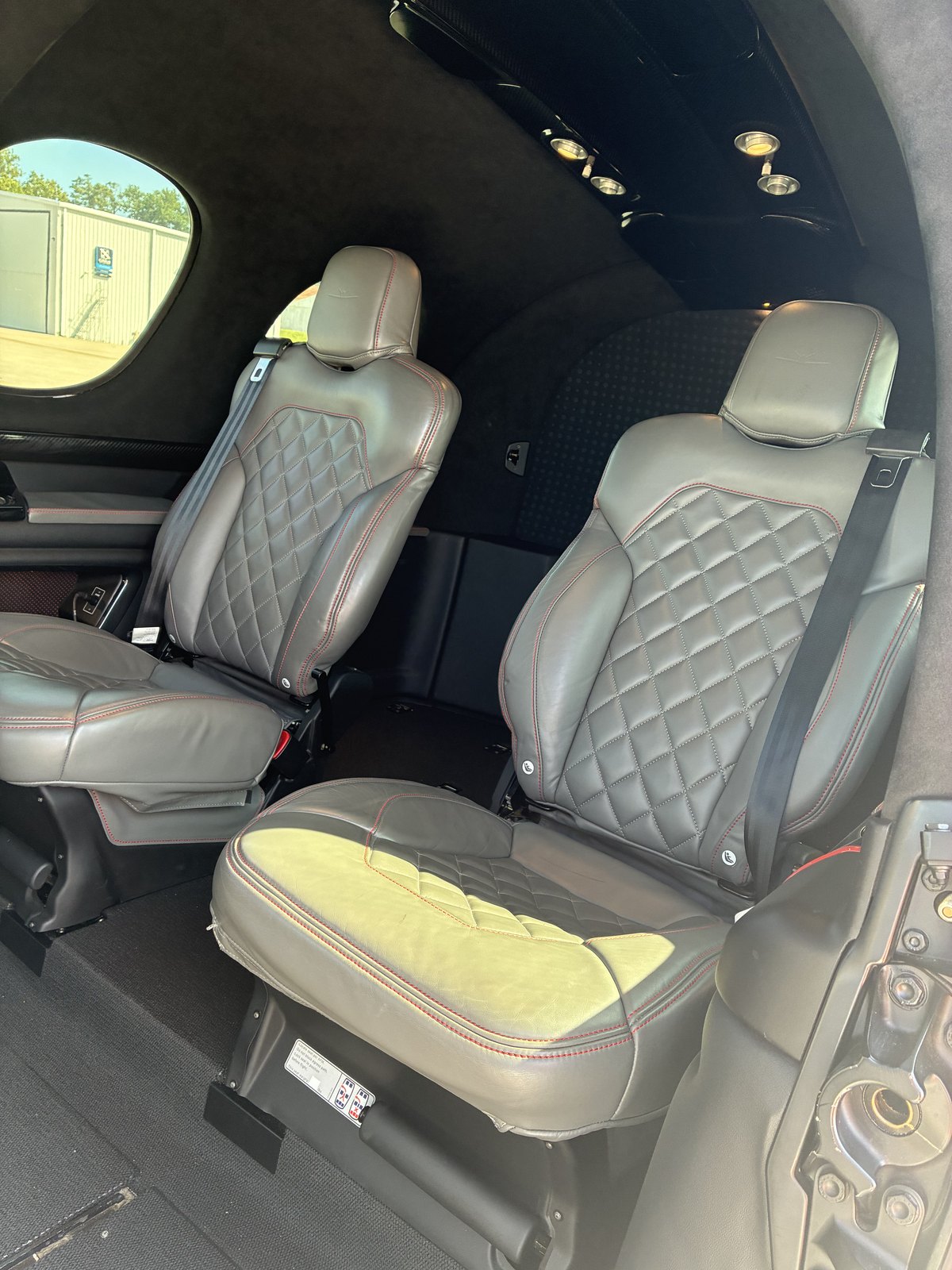 Cirrus Vision Jet SF50 cabin seating for Mexico charter
