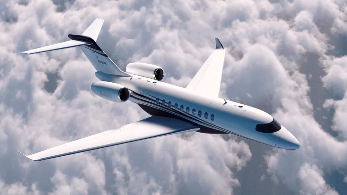 Cessna Citation Hemisphere heavy jet interior