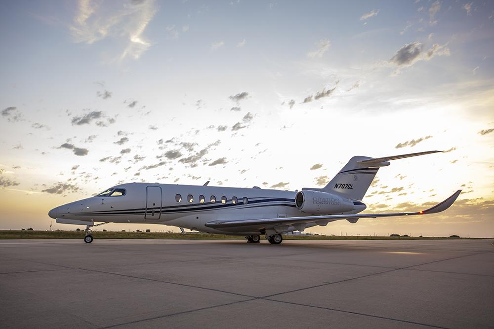 Cessna Citation Longitude super midsize jet interior