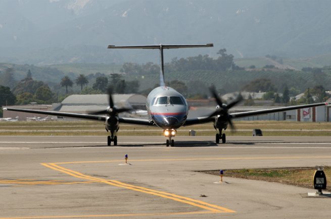 Embraer EMB-120 Brasilia cargo aircraft view 3 for Mexico charter