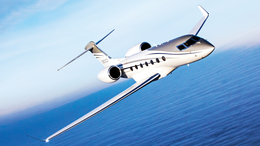 Gulfstream G500 long range jet view 2 for Mexico charter