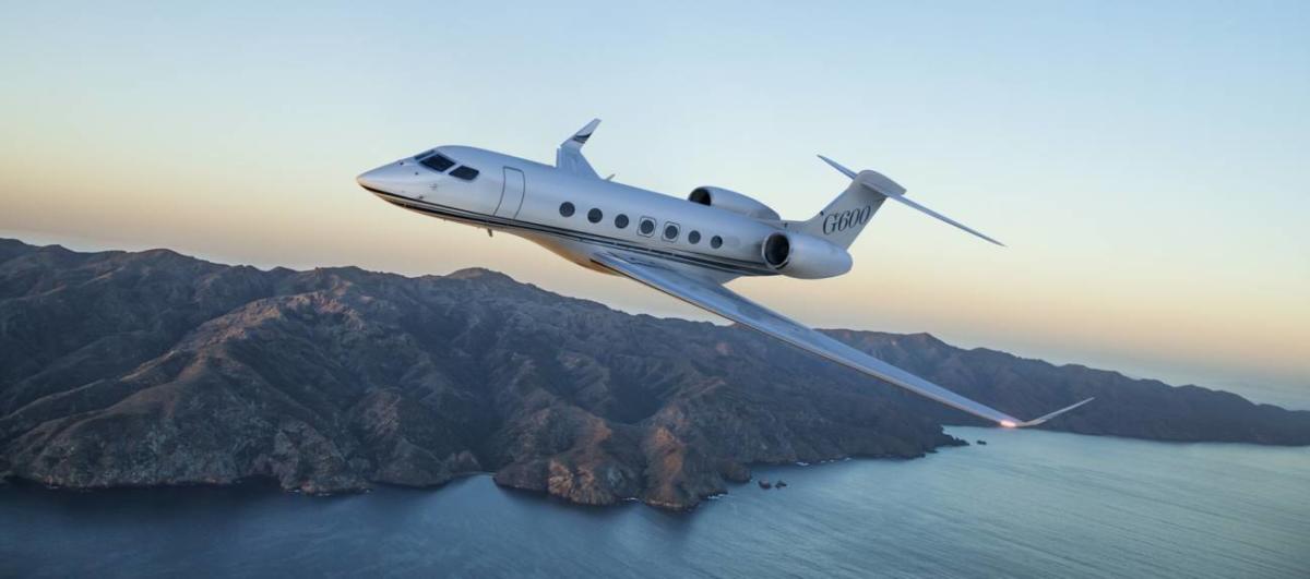 Gulfstream G600 long range jet interior