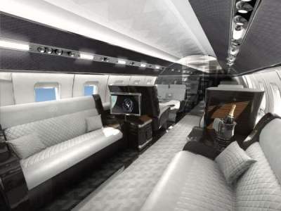Gulfstream G650 / G6 long range jet interior