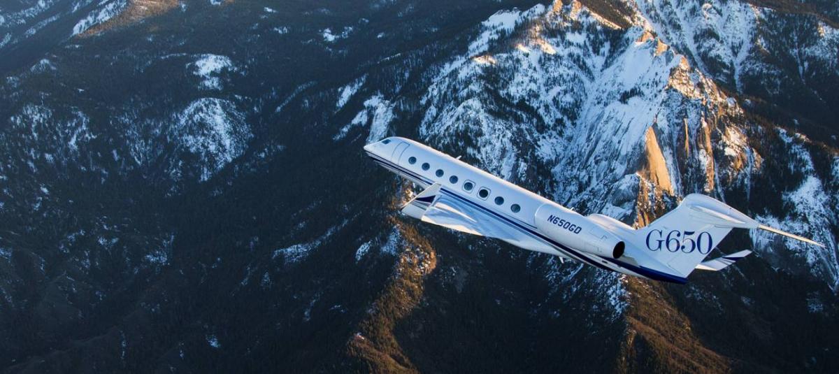 Gulfstream G650 / G6 long range jet interior