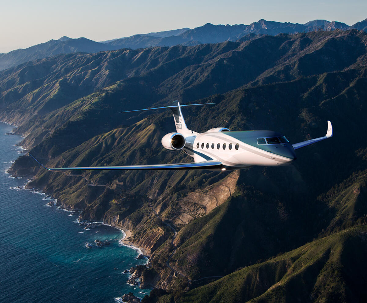 Gulfstream G800 long range jet interior