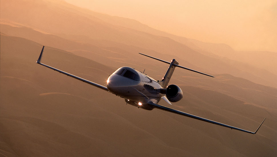 Learjet 40 light jet view 3 for Mexico charter