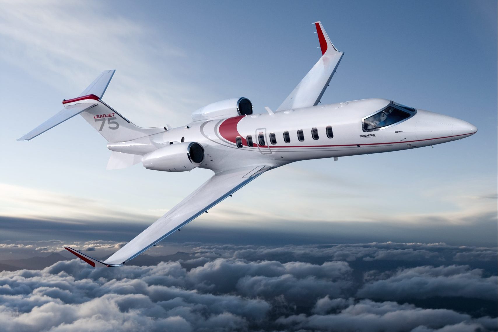 Learjet 75 super light jet for charter in Mexico