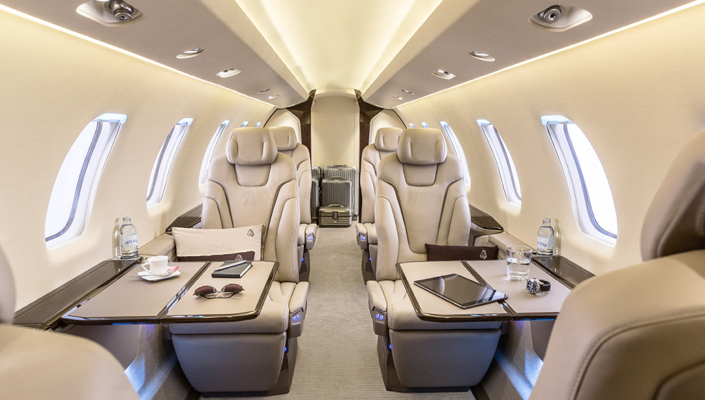 Pilatus PC-24 super light jet interior