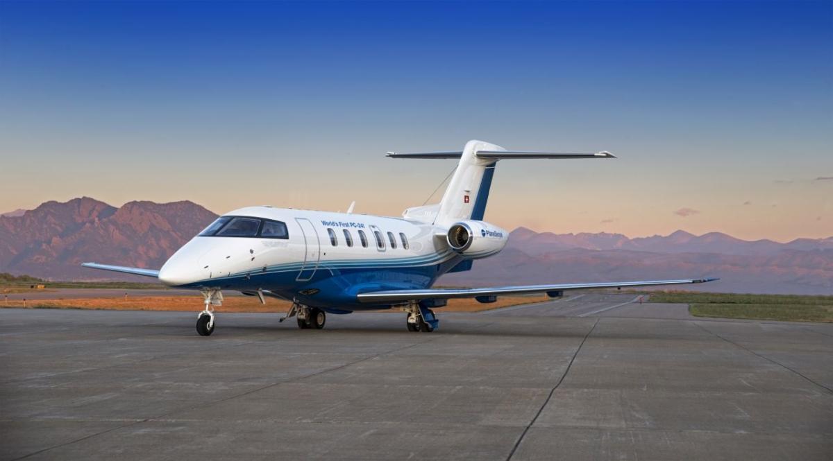 Pilatus PC-24 super light jet interior
